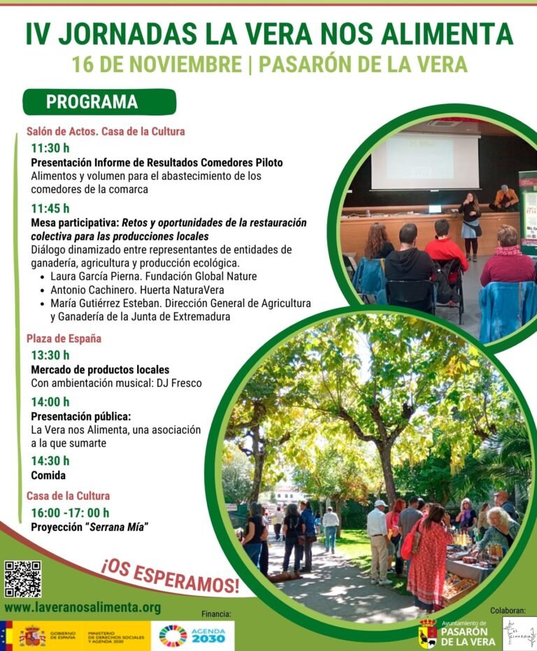 ganad_extensiva's tweet photo. #agenda #ganaderíaextensiva #extremadura 
La Vera Nos Alimenta propone un nutritivo programa en su cuarta edición. ¿Te apuntas? https://t.co/IWcxs4kcmD