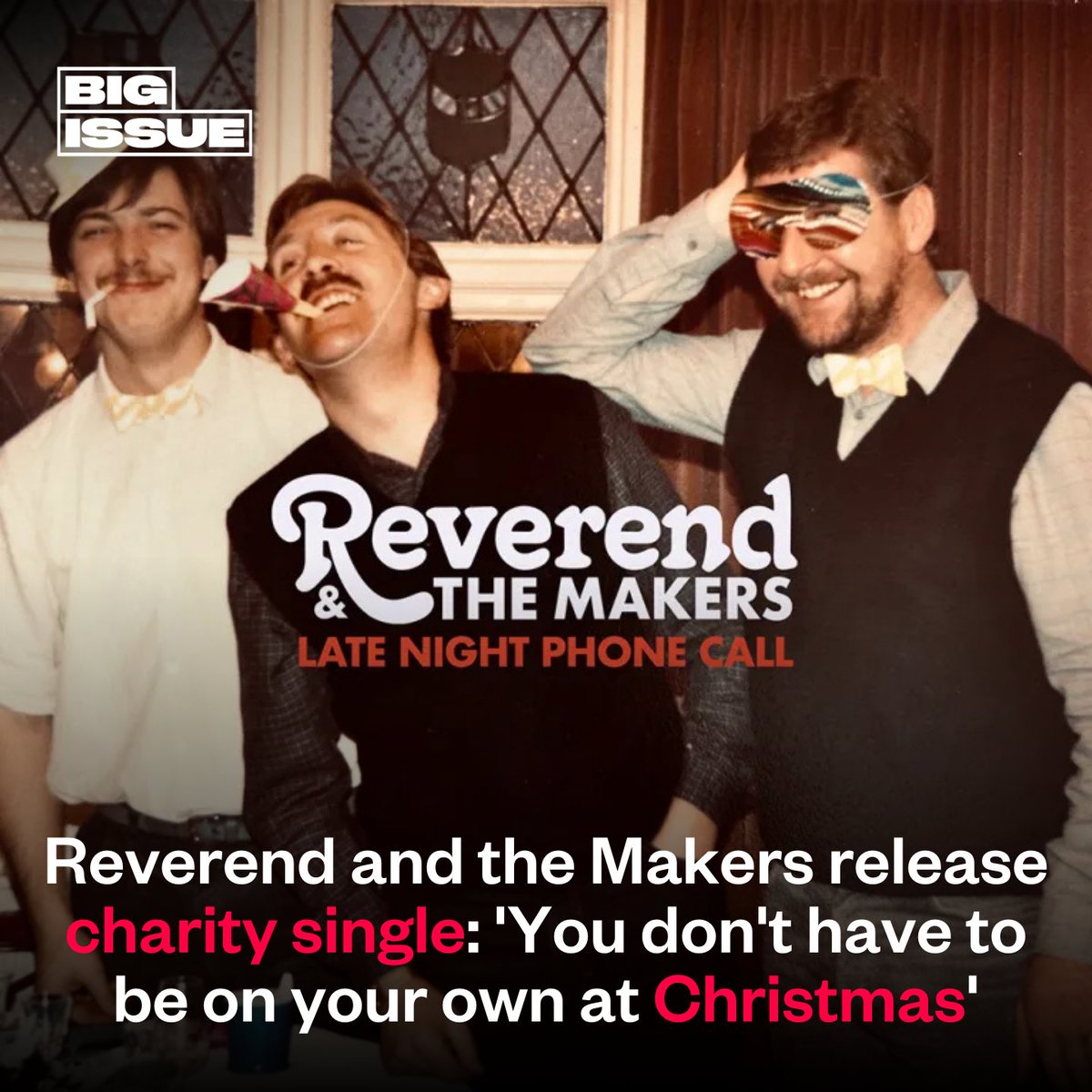 “There is kindness and goodness in most people.” 💖

Jon McClure, singer with Sheffield indie aces <a href="/Reverend_Makers/">Reverend&TheMakers</a>, tells Big Issue about the band’s new charity single in support of <a href="/samaritans/">Samaritans</a>, and why he’s playing songs for fans on Christmas Day. 🎄 ⬇️
bigissue.com/culture/music/…