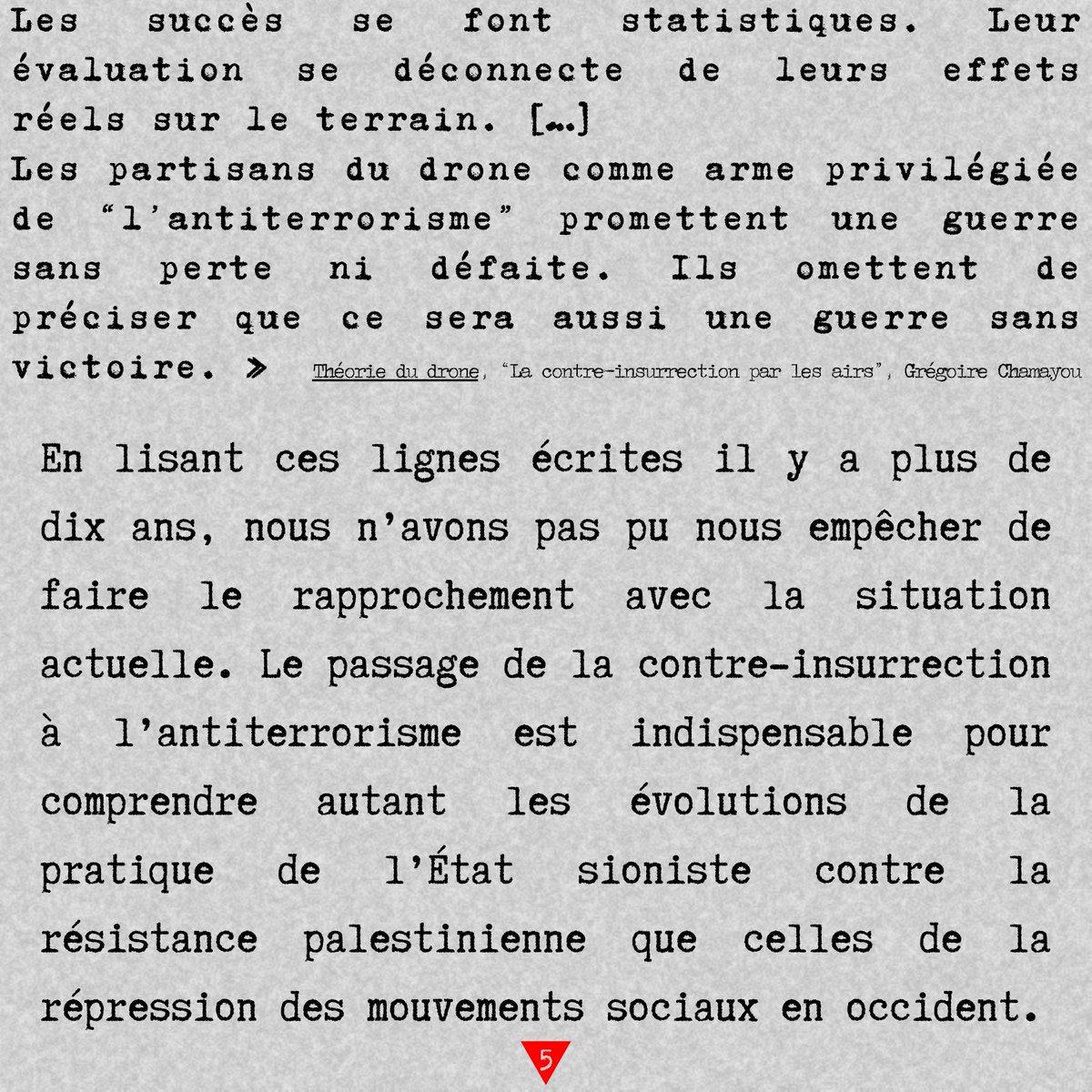 RSAutonome's tweet photo. L'ennemi impérialiste occidental dépend pour que sa doctrine, l'antiterrorisme, soit sans cesse rendue opérante, du maintien d'un compromis de classe impérialiste en Occident. https://t.co/2XNTMSP2vX