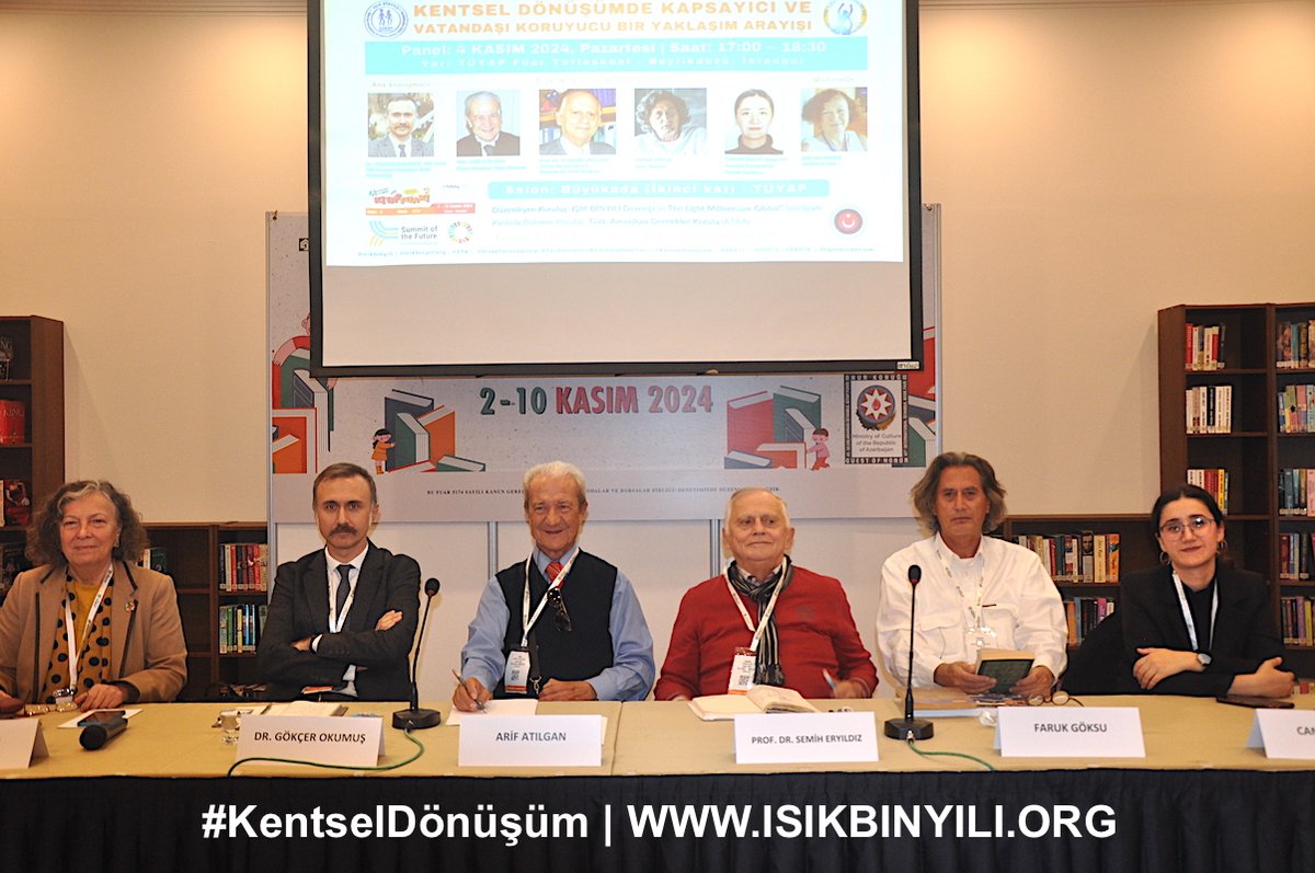 isikbinyili's tweet photo. 41. #TÜYAP #İstanbul @kitapfuari'nin 9 günlük maratonunu başarıyla tamamladık. Fuar da 4/11/24 günü, #KentselDönüşüm temasıyla bir panel sunduk. Anakonuşmacımız @ibbdonusum 'den Dr.#GökçerOkumuş 
Panel:#MimArifAtılgan @seryildiz #FarukGöksu @CananBulut 
@hknnisanci @tcbuyuksehir https://t.co/DcgGda1tTj