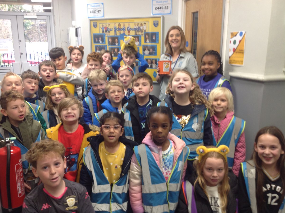Pudsey Primrose Hill Primary School (@pudsey_primrose) on Twitter photo Thank you to everyone for your generous donations of coins for the <a href="/2pPudsey/">Pudsey 2p Challenge</a> challenge. Our school council members took these to Pudsey Leisure Centre this morning to add to the huge collection! <a href="/ChiIdreninNeed/">ChildrenInNeed</a> Thank you to everyone for your generous donations of coins for the <a href="/2pPudsey/">Pudsey 2p Challenge</a> challenge. Our school council members took these to Pudsey Leisure Centre this morning to add to the huge collection! <a href="/ChiIdreninNeed/">ChildrenInNeed</a>