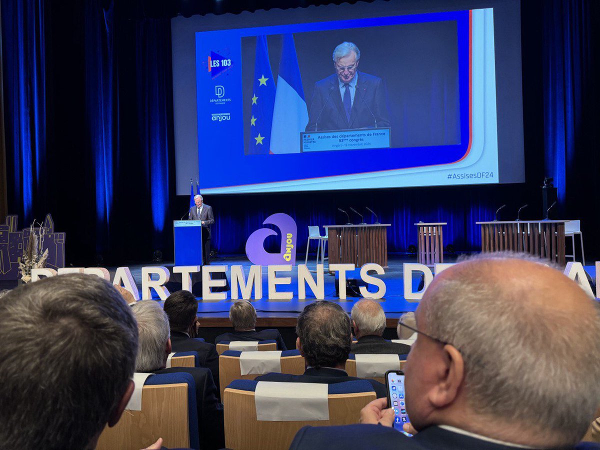 C’est un message de confiance vers les Départements que le Premier ministre est venu délivrer ce matin à Angers lors de nos Assises et je veux saluer son engagement et sa détermination à assurer ensemble la cohésion sociale et territoriale de la France ! 

Le Département, c’est