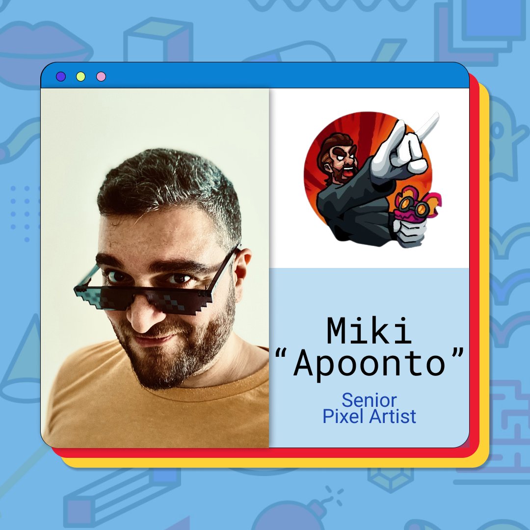 jobdevs_'s tweet photo. 🎉 El primer ponente es será @apoonto, Senior #pixelartist &amp; #pixelanimator que ha participado ya en un gran número de proyectos como Farlands 🎨

🤔 ¿Te gustaría saber como buscar trabajo como pixel artist? ¡No te pierdas su charla! 🎙

👉 https://t.co/Sq9ZuELvH1 https://t.co/IJZ3SK4fMm