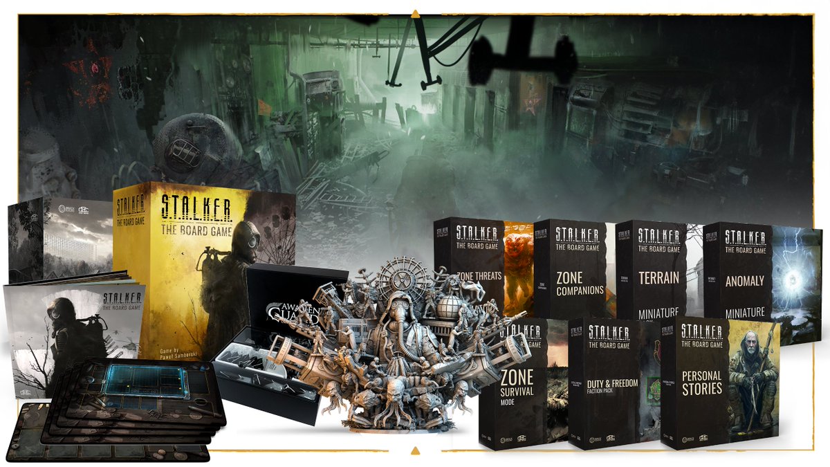 stalker_thegame's tweet photo. Missed your chance to join the S.T.A.L.K.E.R. Board Game adventure? Now’s your opportunity! 🎯

The Pledge Manager is back, and you can now secure your copy of the game and exclusive add-ons!

https://t.co/zRt0PO8jA4 https://t.co/pkVNORRVxl