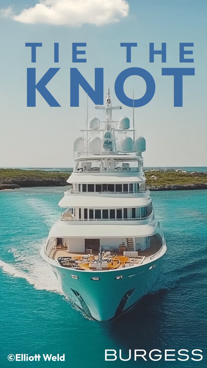 Some say that marriage is like an owning a yacht. Smooth sailing. <a href="/OneMinuteBriefs/">One Minute Briefs ⏱️</a> #BurgessYachts