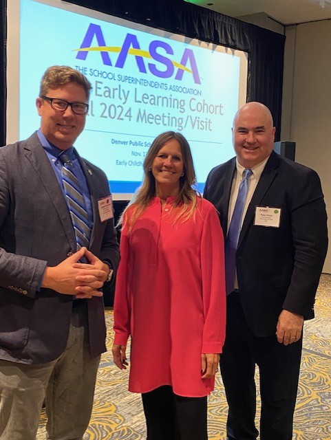 AASAHQ's tweet image. We're excited to be in Denver for the ongoing AASA Early Learning Cohort meeting, hosted by @dps_k12! A big thank you to DPS and our amazing program co-leads, @ManuszakEdward, Deborah Bergeron, and @suptfinch, for leading the charge in early learning innovation.💡

Follow along…