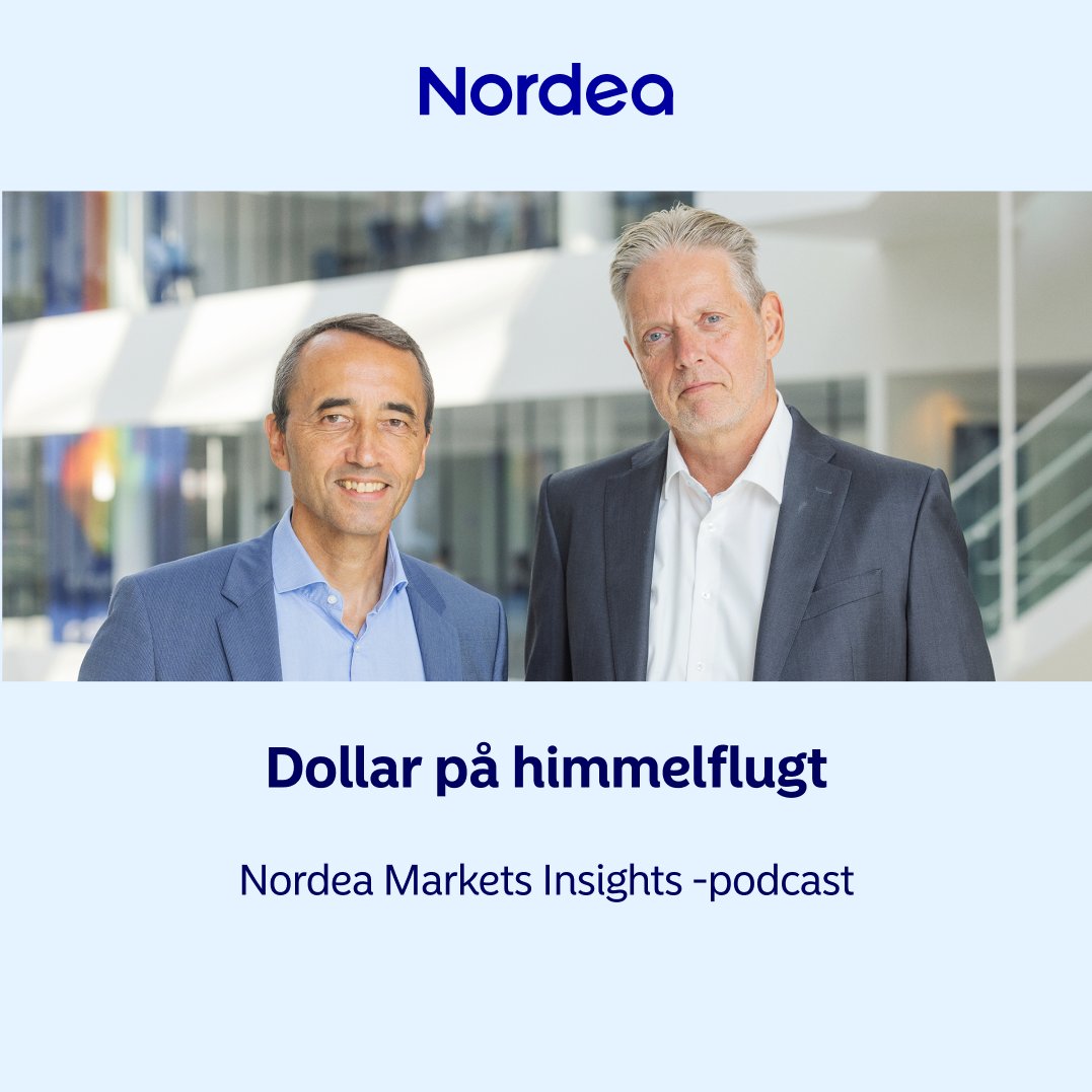 Nordea Markets (@nordeamarkets) on Twitter photo Tune in to our latest Nordea Markets Insights DK podcast with <a href="/helgejpedersen/">Helge J. Pedersen</a> and Niels Christensen here (in Danish).
👉 nordea.com/da/nyhed/dolla…
#Økonomi #Nordea #Podcast Tune in to our latest Nordea Markets Insights DK podcast with <a href="/helgejpedersen/">Helge J. Pedersen</a> and Niels Christensen here (in Danish).
👉 nordea.com/da/nyhed/dolla…
#Økonomi #Nordea #Podcast
