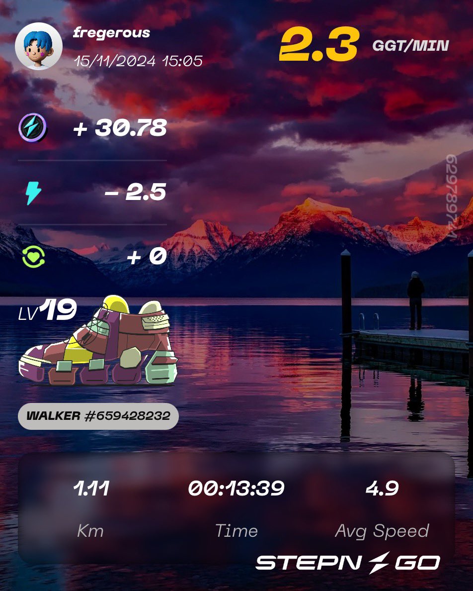 fregerous's tweet image. Happy weekend all in advance !

Are we ready together to break the records ? 🔥🔥🔥 because records are made to be broken 💪🏻

Keep yourself fit . It is coming 🍀

 #STEPNGWR

#Stepngo #GiftBagCode G1113ev2FVfs
#Stepnactivationcode 
29031183