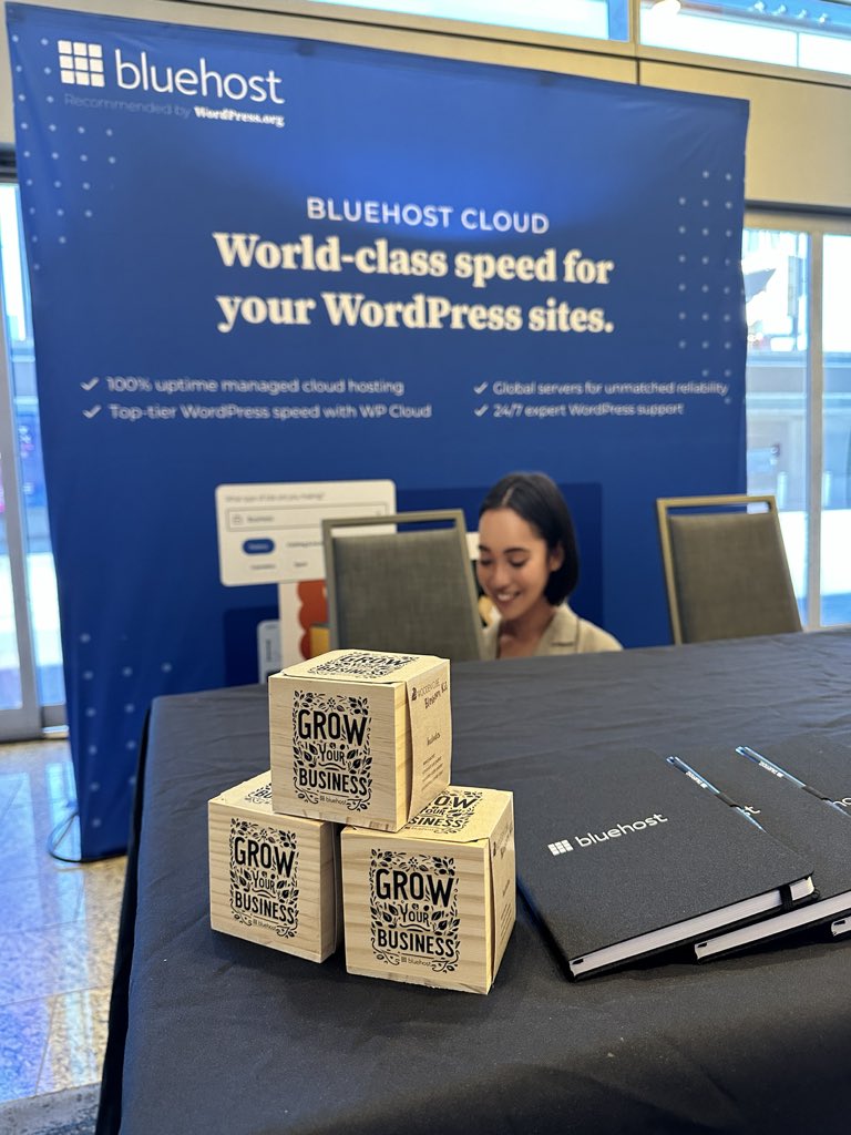 bluehost's tweet photo. Excited to be at the #DigitalSummit in #LosAngeles! 🌟   Visit the #Bluehost booth to explore our powerful #BluehostCloud hosting and the #BluehostAgencyProgram, designed to enhance flexibility, scalability, and growth for your digital business. Stop by to meet our team and discover how our products can help you elevate your online presence.   @DigitalSummits  #DigitalAgency #AgencySuccess #Event