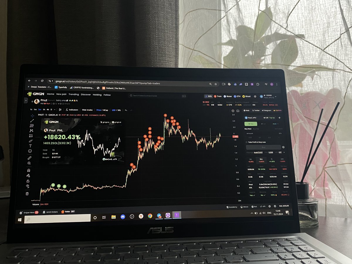 If you have 0.1 SOL - turn it into 10+ SOLs in one day.

To do this you will need:

- A laptop.
- Use 1 tool.
- 30 minutes of trading.

This way you can make from $15K per week. 👇🧵