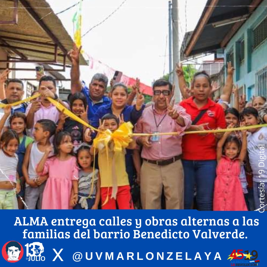 La Alcaldía de Managua sigue entregando proyectos para el pueblo de la capital esta vez le tocó al Barrio Benedicto Valverde, que estrenó calles y obras alternas 
#DanielTiemposDeVictorias
#4519LaPatriaLaRevolución
#SomosUNAN
#SoyCSM