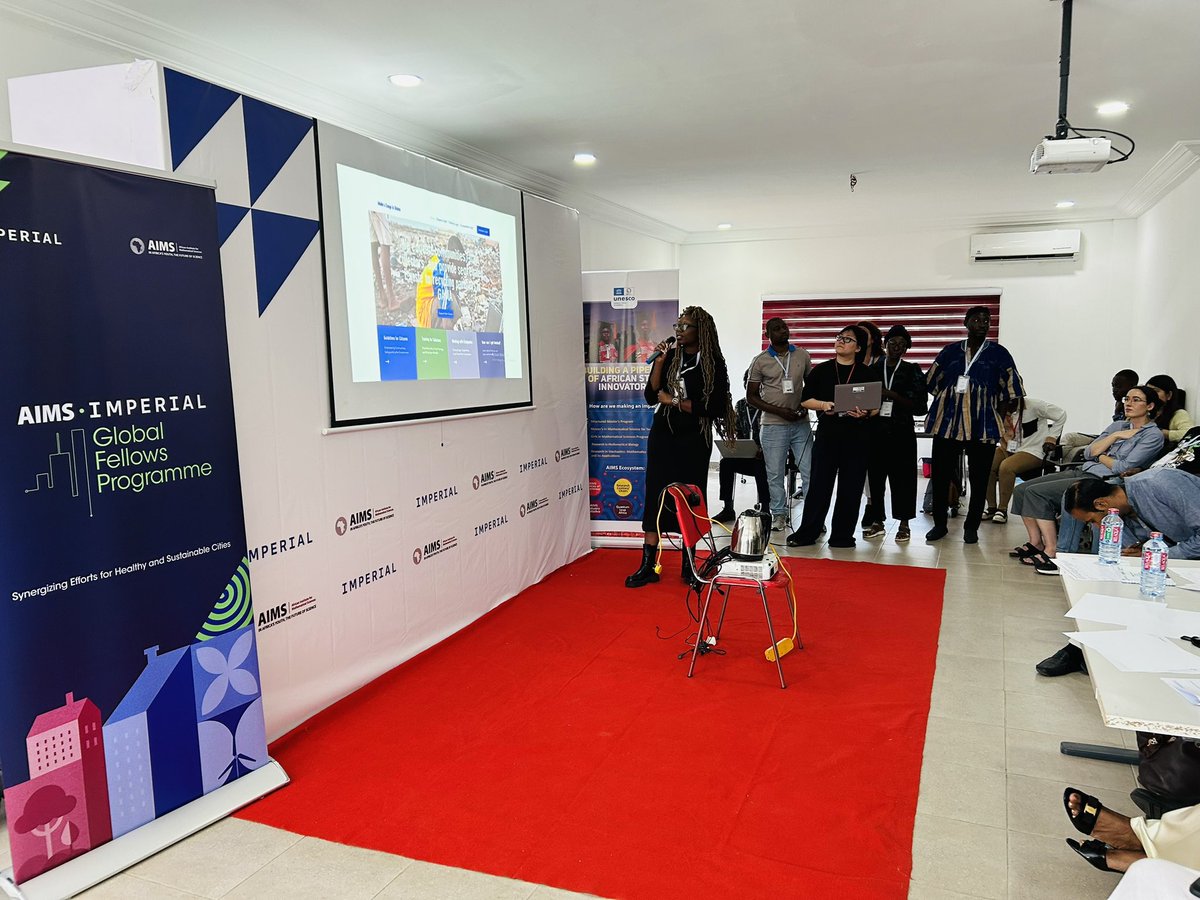 Jennifer Crow (@jenniferncrow) on Twitter photo Enjoying listening to the project presentations of the grps at the Global Fellows Programme in Ghana. Currently improving management of e-waste, also developing green spaces in the city.
<a href="/ImperialBrains/">Imperial Department of Brain Sciences</a> <a href="/ImperialPeople/">Imperial People 💙</a> <a href="/PareshMalhotra/">Paresh Malhotra</a> <a href="/elenamarywells/">Mary Wells 💙</a> Enjoying listening to the project presentations of the grps at the Global Fellows Programme in Ghana. Currently improving management of e-waste, also developing green spaces in the city.
<a href="/ImperialBrains/">Imperial Department of Brain Sciences</a> <a href="/ImperialPeople/">Imperial People 💙</a> <a href="/PareshMalhotra/">Paresh Malhotra</a> <a href="/elenamarywells/">Mary Wells 💙</a>