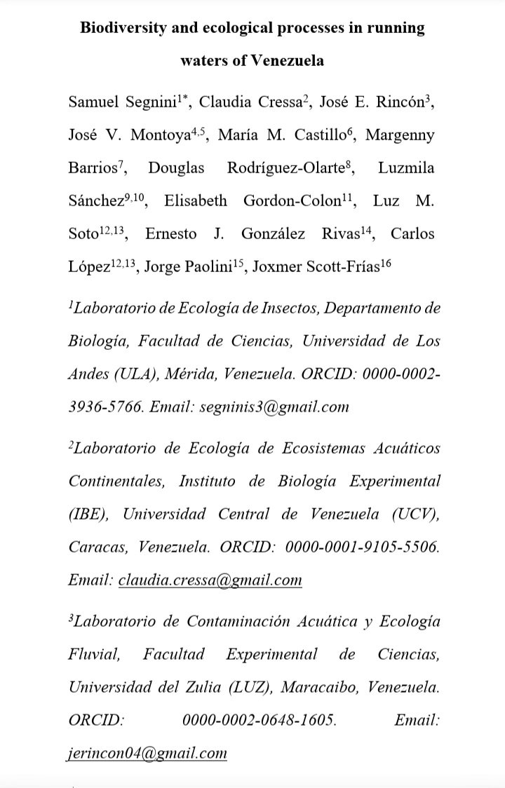 oikossokio's tweet photo. Proud to report that a new paper  in collaboration with my Venezuelan colleagues has been accepted in Inland Waters (Q1). A great effort that shows the perseverance and resilience of the country's scientists. @espol @DEC_INV_ESPOL @luzmasoto @ernestojgr @scottmarinos @faunario https://t.co/noSoxRLS0x