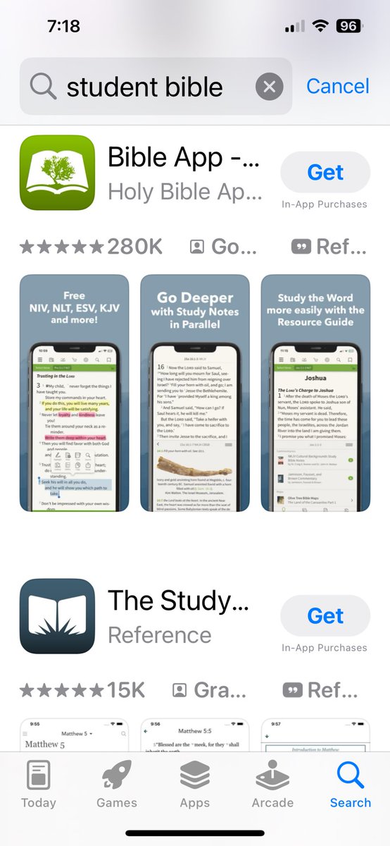 unclesideball's tweet image. A quick search through the App Store showed over a dozen FREE Bible apps. There is no reason to spend a single penny. 
#frivolous
#RemoveRyan