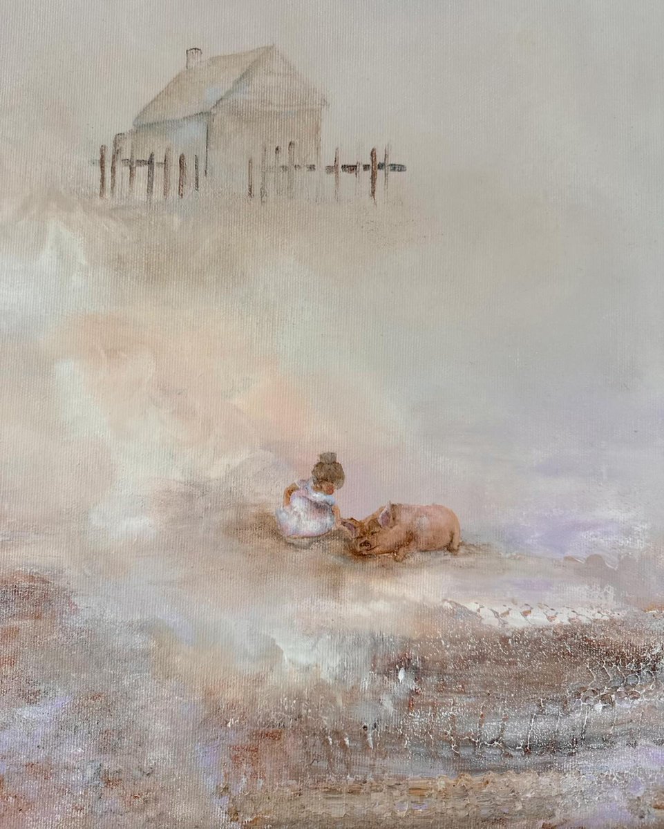 studiocelinew's tweet photo. This is a young girl patting an old pig. Cuttie painting
https://t.co/RGG0ETQ7as https://t.co/3XDZAGovPh