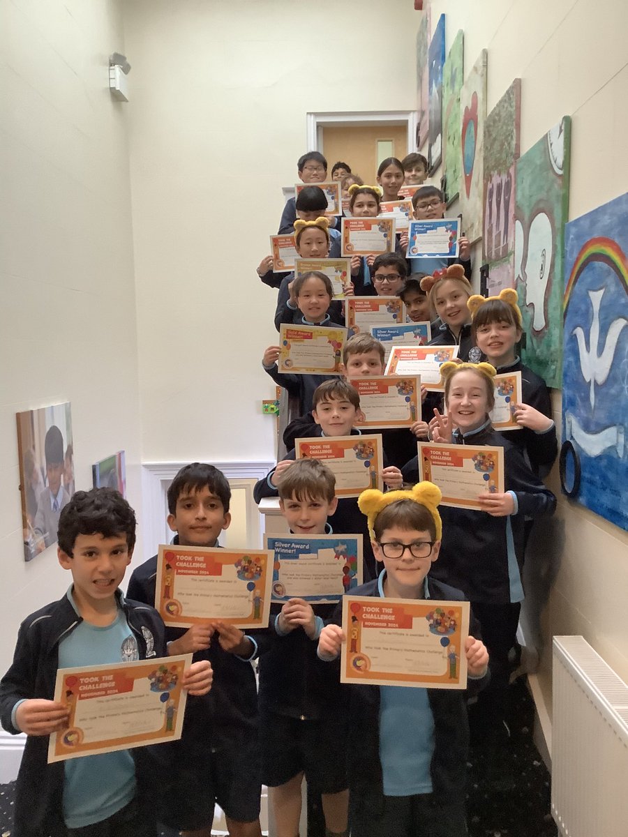 carletonhouse's tweet photo. Y6 had a go at @Mathematical_A #primarymathschallenge this week. It tests our children’s problem solving skills. Some of our children are keeping their finger’s crossed that they’ve qualified for the next round later in the year. Well done boys &amp; girls especially our top 3! 👏 https://t.co/pTP1RPIIHX