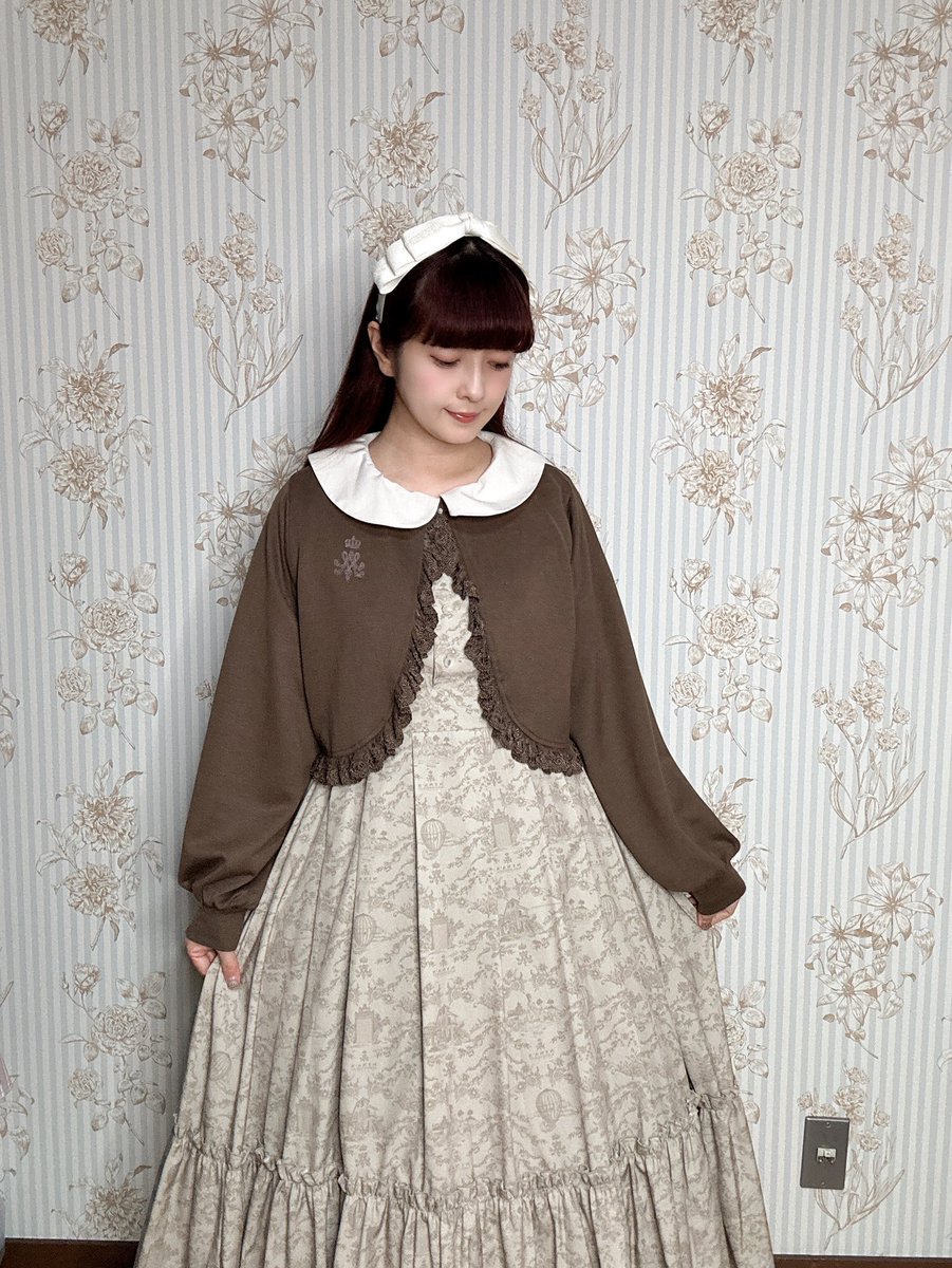 しまみさニナス受注受付中のボレロ🌹 色んなワンピースと合わせてみた