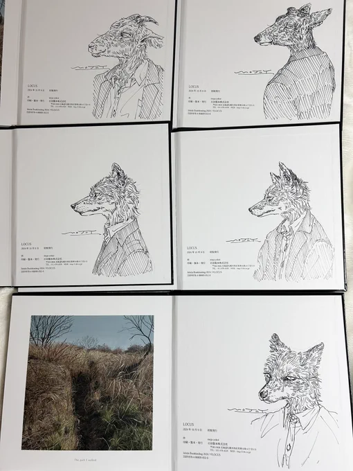 画集ですが、持てる荷物の限界で5冊のみです🙇 
