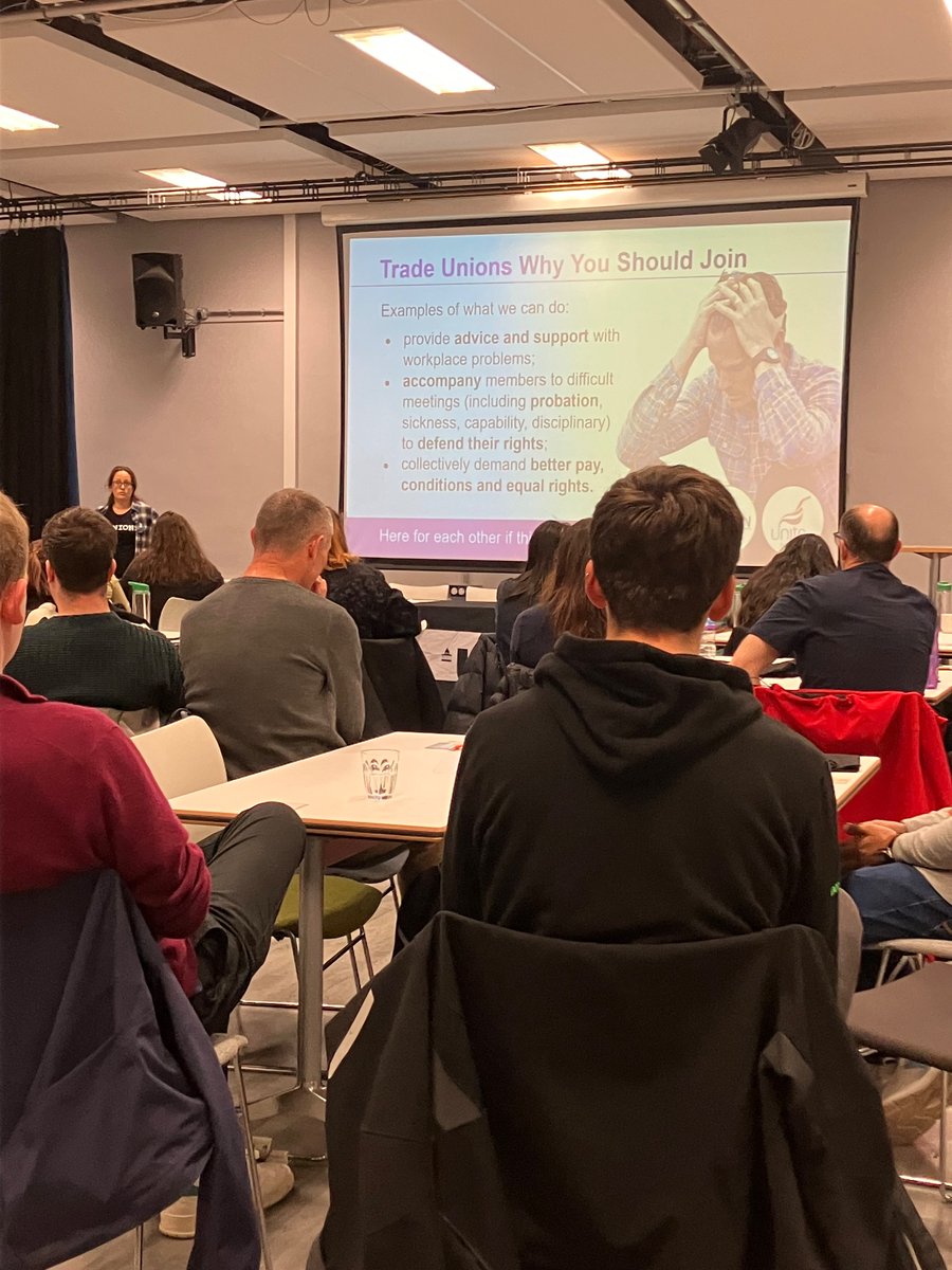 Today we’re attending <a href="/ucl/">UCL</a> staff induction alongside our colleagues from <a href="/ucu/">UCU</a> - welcoming new staff and explaining why it’s so important to join a trade union in your workplace ✊