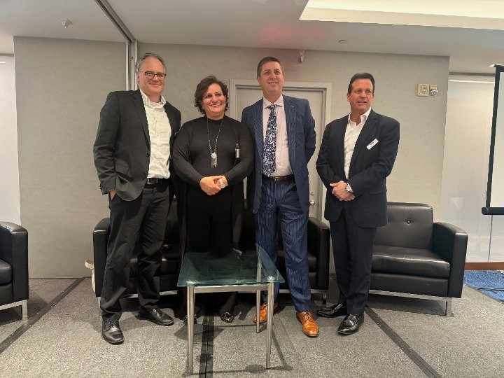 AFRA President Brent Webb joined the “Circularity in Aviation” panel at the 2024 Airbus Sustainability Conference with Tommy Hughes (VAS Aero Services) &amp; Kahina Oudjehani (Airbus &amp; former AFRA Board Member). Proud to lead the way in sustainable aviation✈️ #AFRA #Sustainability
