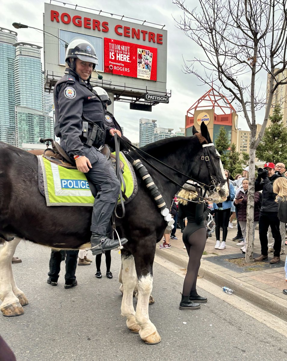 Toronto Police Mounted Unit tweet media