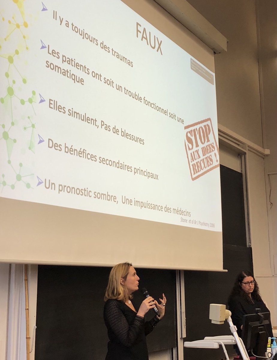 Berna Fabrice (@berna_fabrice) on Twitter photo « C’est pas neurologique, c’est fonctionnel! »
Discussion critique sur les idées reçues autour des troubles neurologiques fonctionnels avec Pr <a href="/CoralineHingray/">Coraline Hingray</a> (psychiatre) et Dr Elsa Mhanna (neurologue) « C’est pas neurologique, c’est fonctionnel! »
Discussion critique sur les idées reçues autour des troubles neurologiques fonctionnels avec Pr <a href="/CoralineHingray/">Coraline Hingray</a> (psychiatre) et Dr Elsa Mhanna (neurologue)