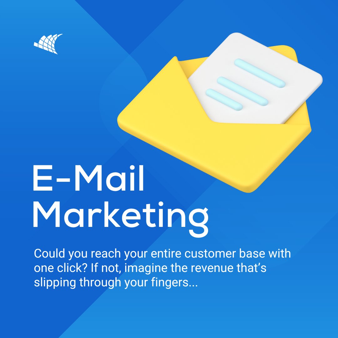 BlueSoftWeb's tweet photo. Could you reach your entire customer base with one click? If not, imagine the revenue that’s slipping through your fingers... https://t.co/vsRj9XApGH