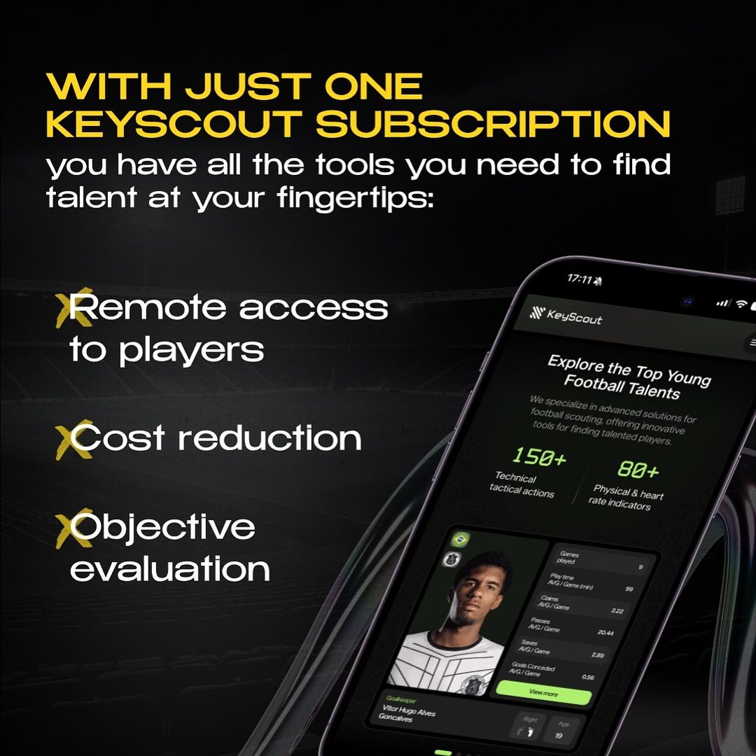 blockchainsprts's tweet photo. โฝ๏ธ Discover Future Football Stars with KeyScout!
KeyScout combines cutting-edge tech ๐ and advanced analytics ๐ to help clubs, academies, and agents find top talent worldwide.
๐ Itโs football scouting made smarter and more efficient!
#FootballScouting #KeyScout https://t.co/1aqYZwnvC8