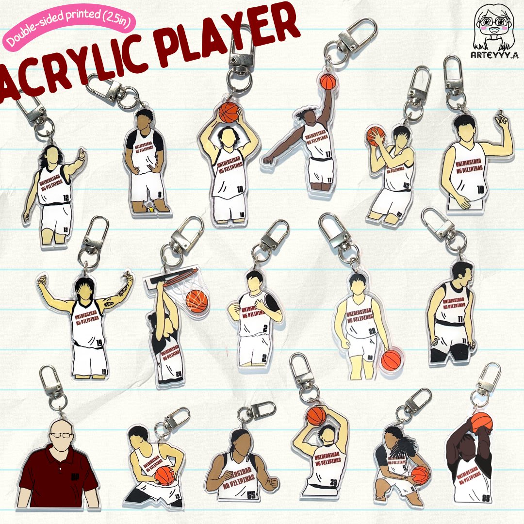 tishsuico's tweet photo. You’ve been waiting for this... Batch 2 ng inyong UPMBT ANIK-ANIK keychains! 🫣

May bagong player acrylics and added beads para lalong personalized ang inyong anik-anik! 💥

Don’t miss out! Pre-orders for Batch 2 will be open until November 20! https://t.co/He3NDZUj8y