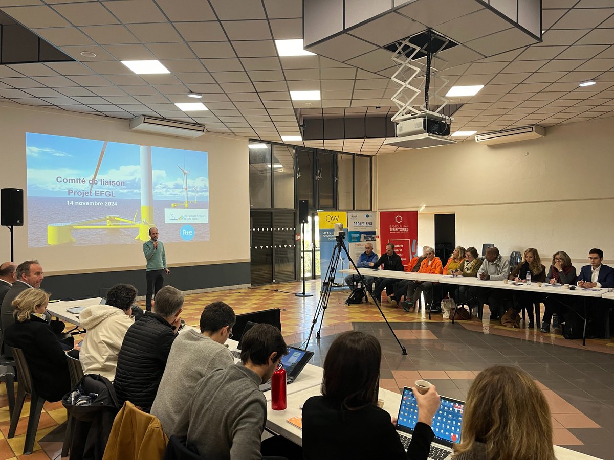 BdT_Occitanie's tweet photo. Les travaux de construction du projet EFGL éoliennes flottantes du Golfe du Lion se poursuivent, en vue d’une mise à l’eau au printemps 2025, avec la tenue de son Comité de liaison 🌊Port La Nouvelle
#FermePilote #EFGL #Leucate #Barcarès https://t.co/cXcVSxnf91