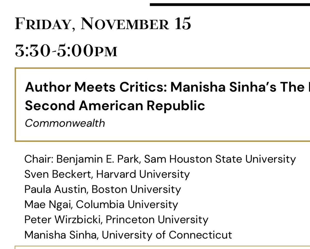 Twitterstorians if you are in Boston <a href="/Ideas_History/">Society for U.S. Intellectual History</a> join us for #USIH2024 s-usih.org/conference/202…