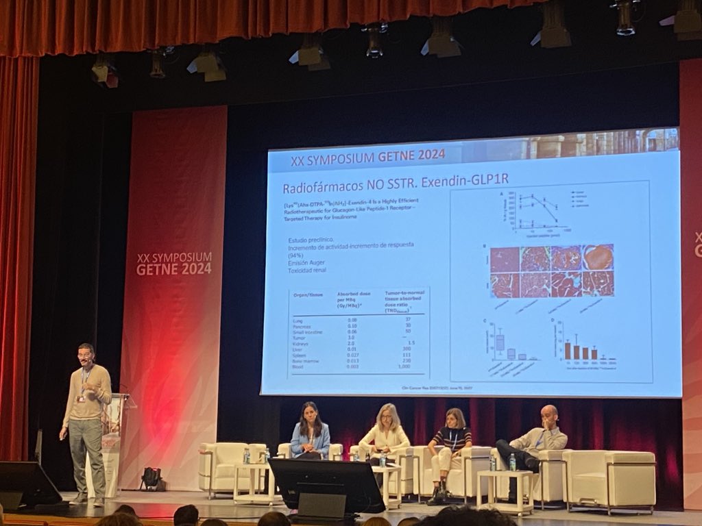 AlbaEFGS's tweet photo. Manejo de enfermedad sistémica y tratamientos futuros: Grandes avances recientes. Actualización en radioligandos por el doctor Stefan Prado Wohlwend en el XX Simposium #GETNE24 en Santiago de Compostela. 

@GrupoGetne 
@SEMNIMoficial https://t.co/1XJYhHwFH3