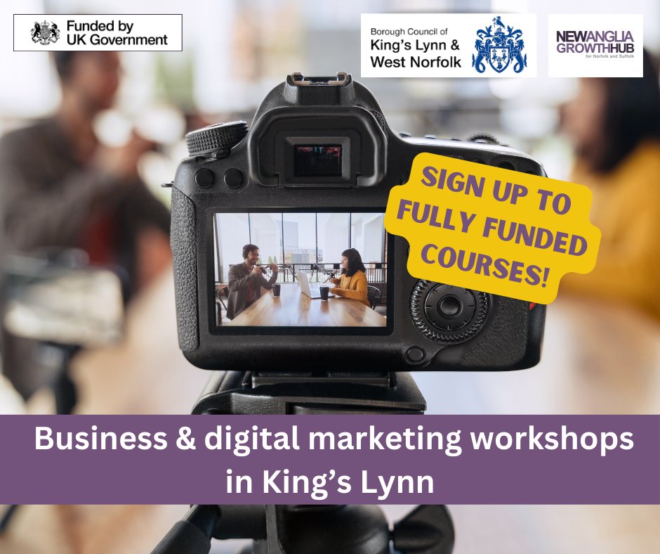 Want to know 4 Steps to help grow your business?

Book onto this FREE business growth workshop organised by <a href="/AngliaHub/">New Anglia Growth Hub</a>.

Four steps to business growth
📅Tuesday 19 November
⏰9.15am-12.45pm
📍King's Lynn Innovation Centre (KLIC).
Book your place ➡️bit.ly/4hMYwoV