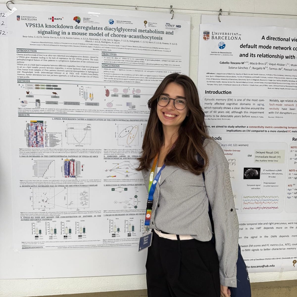 RodriguezAllue's tweet photo. Alba and @gigi_ackerman just presented their beautiful exciting results at the interdisciplinary #MultiBrainII meeting organized by @UBneuroscience. We have enjoyed the company of great neuroscientists and the environment of an encouraging meeting. https://t.co/kVz3RHBrdc
