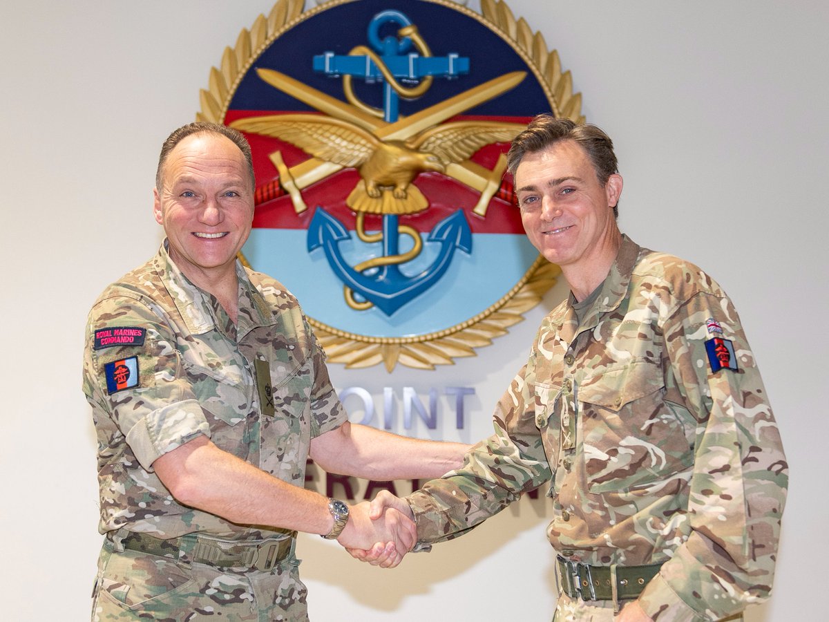 Lt Gen Nick Perry (@pjhq_cjo) on Twitter photo What an incredible privilege it is to command such a prestigious HQ.
My deepest respect to <a href="/LtGenStickland/">Lt Gen Sir Charlie Stickland</a> for his unwavering commitment to <a href="/DefenceOps/">Defence Operations 🇬🇧</a>, and his steadfast leadership through some incredible and testing times for UK Defence.
Thank you for a great handover! What an incredible privilege it is to command such a prestigious HQ.
My deepest respect to <a href="/LtGenStickland/">Lt Gen Sir Charlie Stickland</a> for his unwavering commitment to <a href="/DefenceOps/">Defence Operations 🇬🇧</a>, and his steadfast leadership through some incredible and testing times for UK Defence.
Thank you for a great handover!