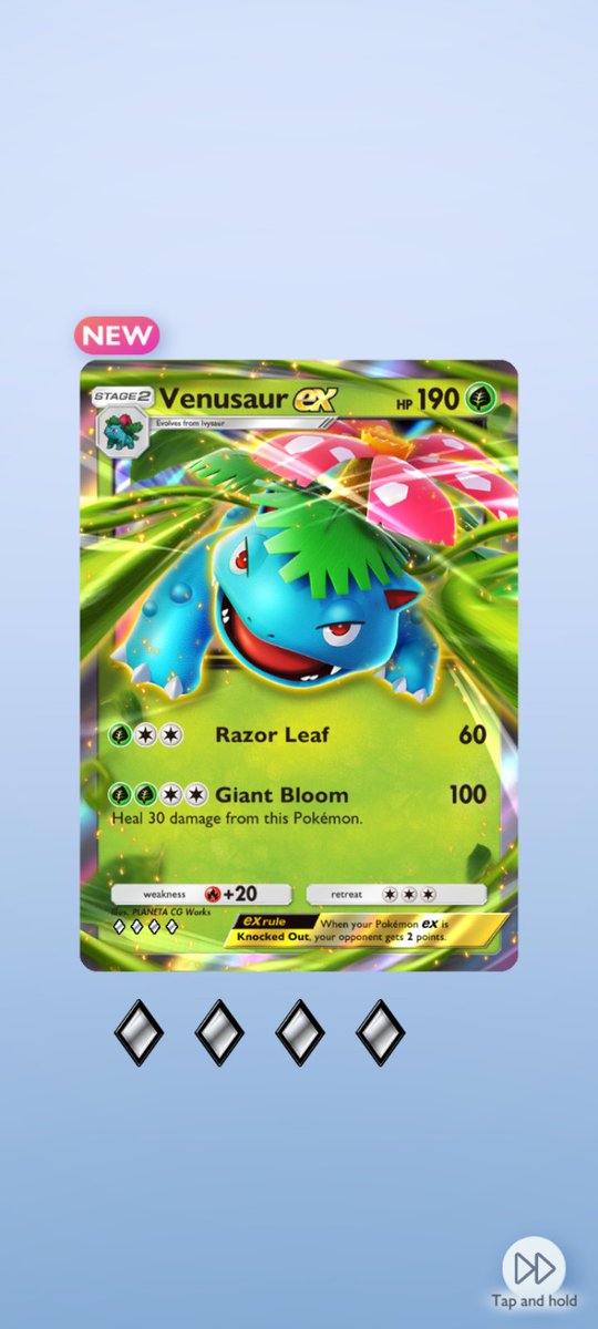 CreepypastaProf's tweet photo. Whoa! I pulled one of the best cards! #PokemonTCGPocket #PokemonTCGP #MewtwoEX #VenasaurEX https://t.co/XlhsmPku5B