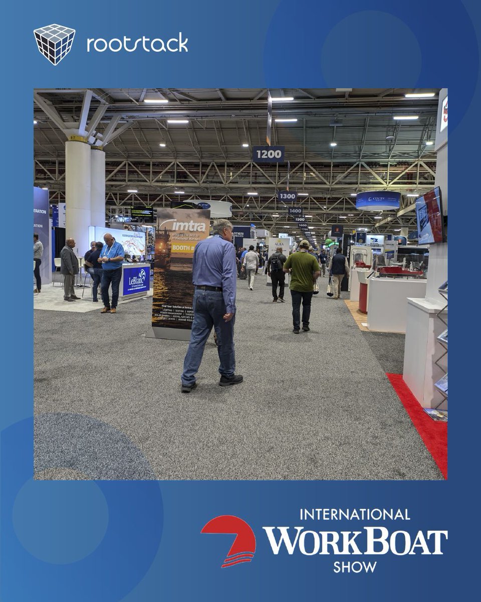 rootstack's tweet image. Another day at the 2024 International WorkBoat Show in New Orleans! 🚤🌐 We're excited to share some highlights from our booth. Stop by to discover innovative maritime solutions. 🛠️🔧 See you there!
#WorkBoatShow #Rootstack #MaritimeTechnology