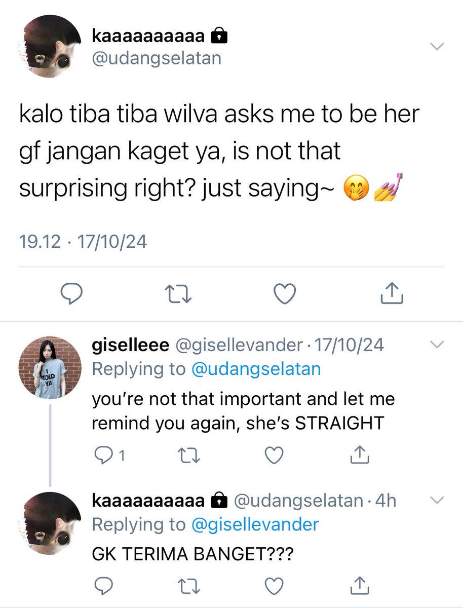 savirgoelf's tweet photo. ketika kania jatuh cinta sama cewek yang rumornya dibilang “straight” — a winrina jiminjeong au https://t.co/H4NAtN7GJr