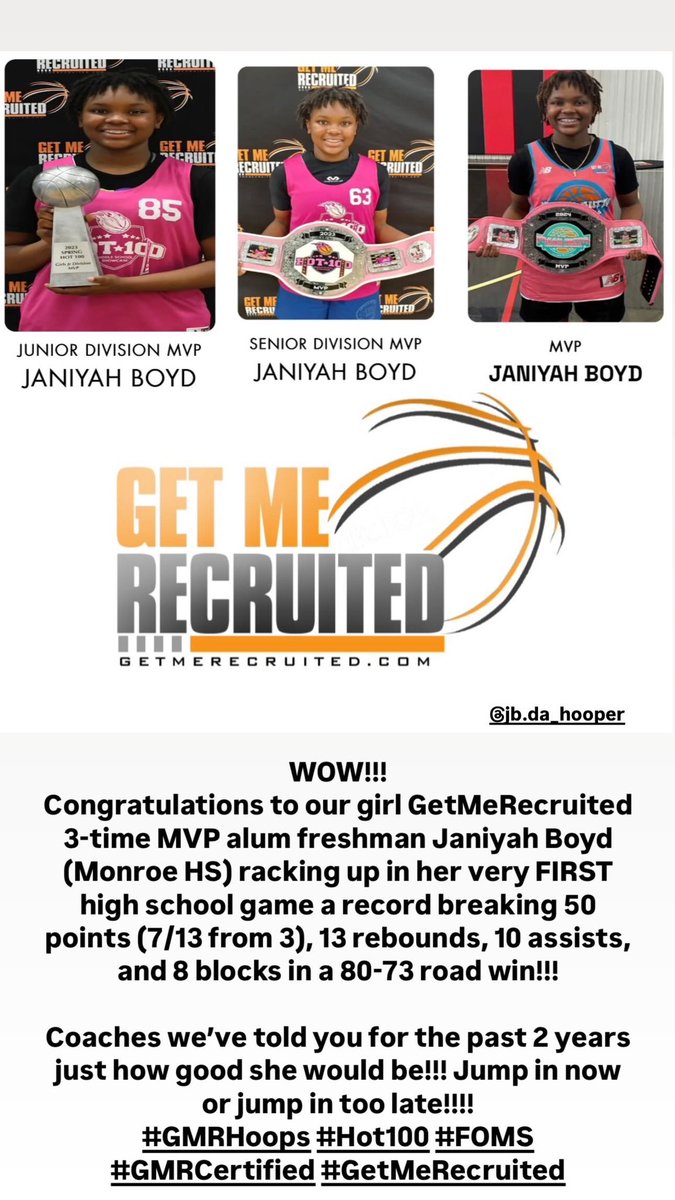 We’ve been telling you this young lady is the real deal so we highly advise you get in on the Janiyah Boyd lottery early!!!