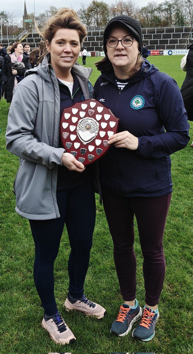 SPDPe's tweet image. Congratulations to our Under 16 Girl&apos;s Camoige team who won the @UlsterPPCamogie Junior Medallion Shield final on a scoreline of @SPDPe 5-04 V @StColumbasStran 2-07 today.