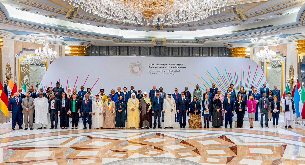 Pleased to host our international partners at the 4th Global High-Level Ministerial Conference on Antimicrobial Resistance in Jeddah. Saudi Arabia is committed to tackling global health challenges together. 

سعدت باستضافة شركائنا الدوليين في المؤتمر الوزاري العالمي الرابع رفيع