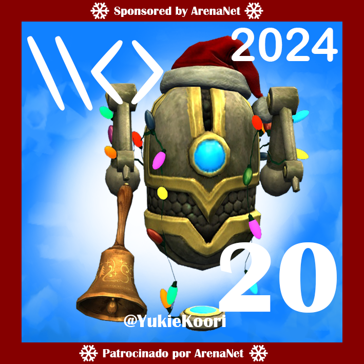 YukieKoori's tweet photo. Día 2⃣ 0⃣ Calendario de Adviento del Día Invernal de  #GuildWars2 #GW2 🗓️
▶️ Para participar: Follow + RT
🏆 Premio: 1⃣ código de 400 💎
⛔️ El código NO es válido para STEAM
⚠️ Sorteo diario: el día siguiente a las 21:00⚠️
➡️ Del 1⃣ al 2⃣5⃣ de diciembre
Patrocinado por ArenaNet. https://t.co/Qa3Hsv0Api