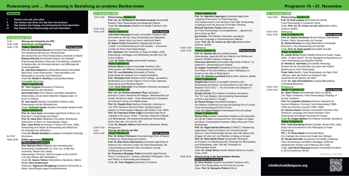 Buber-Rosenzweig-Institut Frankfurt (@buberinstitut) on Twitter photo Nächste Woche veranstaltet das BRI mit der Internationalen Rosenzweig Gesellschaft und dem Berlin Center for Intellectual Diaspora in Berlin eine #internationale #Konferenz zu Franz #Rosenzweig und seinen Beziehungen zu anderen Denker:innen statt. Herzliche Einladung! <a href="/DynaRelGU/">Dynamiken des Religiösen</a> Nächste Woche veranstaltet das BRI mit der Internationalen Rosenzweig Gesellschaft und dem Berlin Center for Intellectual Diaspora in Berlin eine #internationale #Konferenz zu Franz #Rosenzweig und seinen Beziehungen zu anderen Denker:innen statt. Herzliche Einladung! <a href="/DynaRelGU/">Dynamiken des Religiösen</a>
