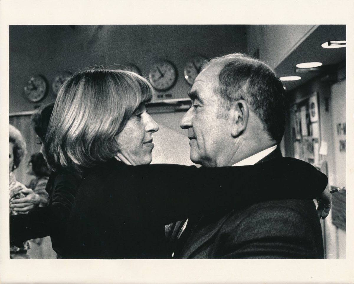 masner's tweet photo. Happy heavenly birthday to my father. I miss you so much. What I wouldn’t give to hear your insight on the world today.  This picture is a wonderfully personal moment of my parents. It was taken at the last MTM show.  7 years. A wild ride for both of them.  Life changing. https://t.co/T4qFOB51Ff