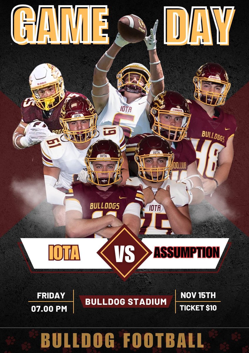 It’s playoffs GAMEDAY in Iota‼️🏈