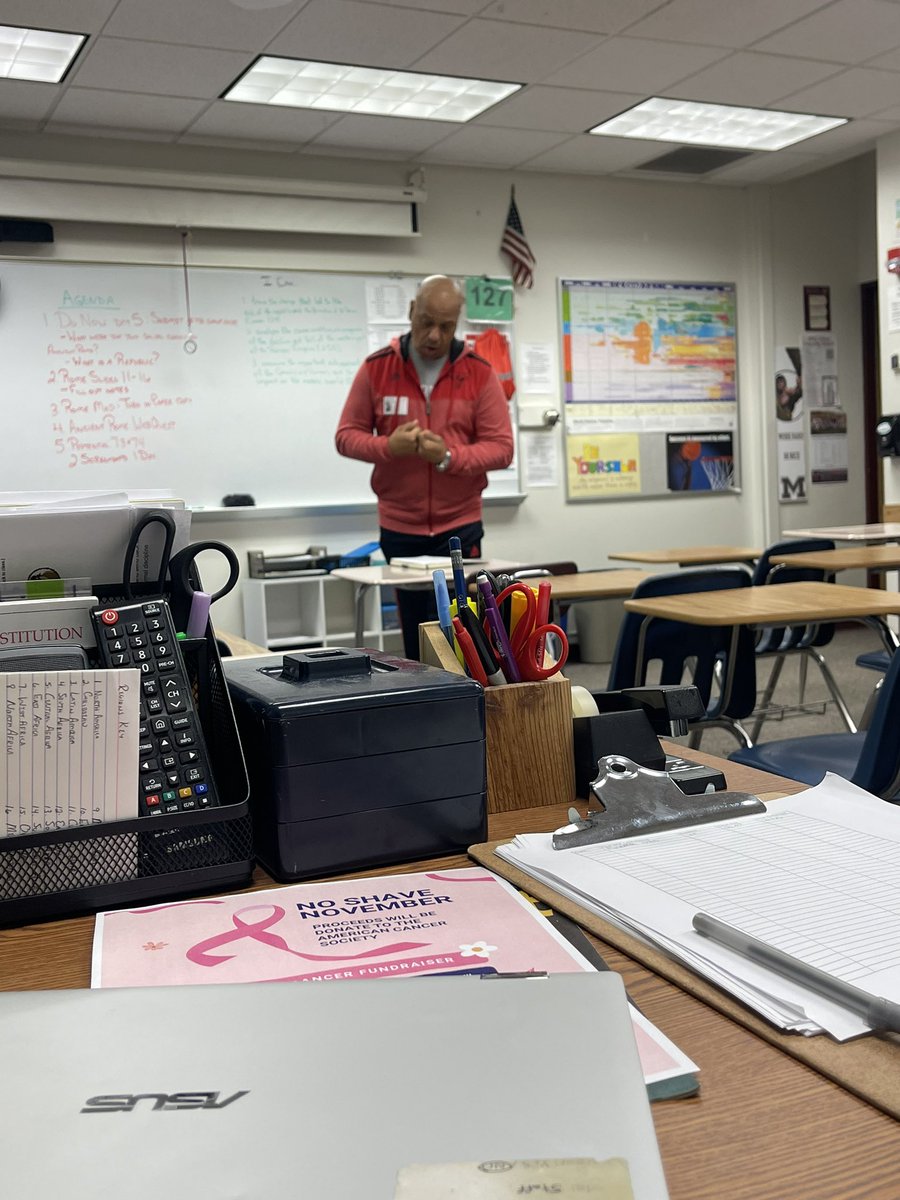 This week we had the privilege to have one of the greats come into our class and talk about basketball and volleyball officiating!  Thank you <a href="/jarnett34/">@CarmelThunder</a> for talking about your experiences in officiating!  <a href="/RefReps/">RefReps</a>