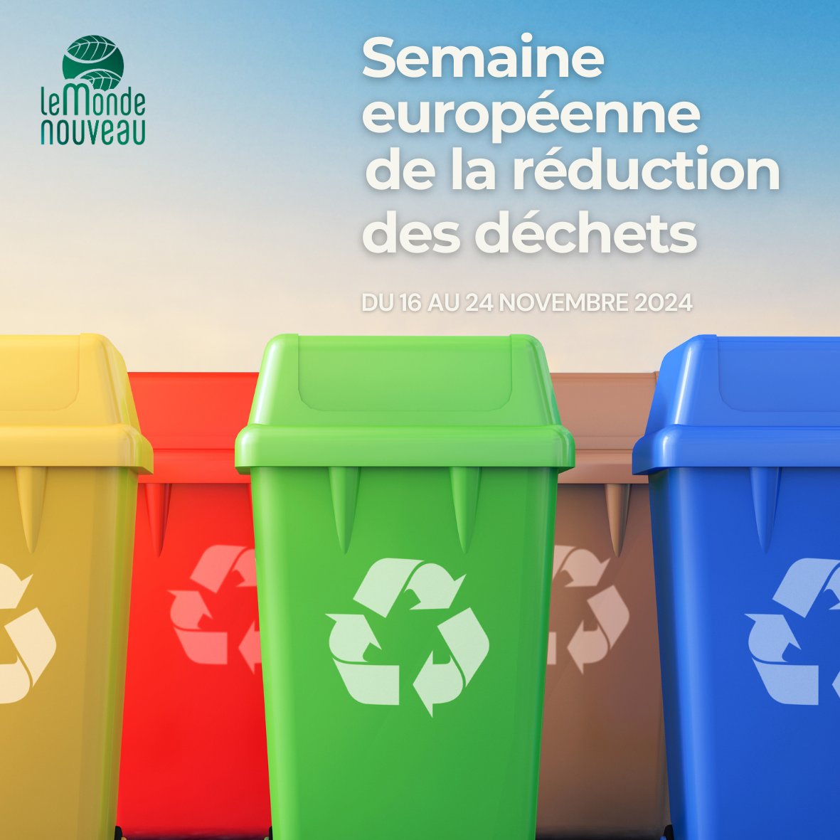 Le_mondenouveau's tweet image. [Zoom sur la Semaine européenne de la réduction des déchets/16 au 24 novembre 2024♻️]
#réduire #réutiliser #recycler 
En 2024, elle met en lumière des initiatives concrètes pour limiter notre production de déchets et adopter des pratiques plus respectueuses de l'environnement.🌍