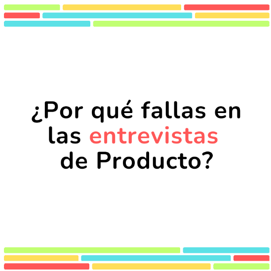¿Por qué fallas en las entrevistas de Producto? 

Cuatro razones de porque los candidatos fallan sus entrevistas para PM.
 open.substack.com/pub/alejandros…