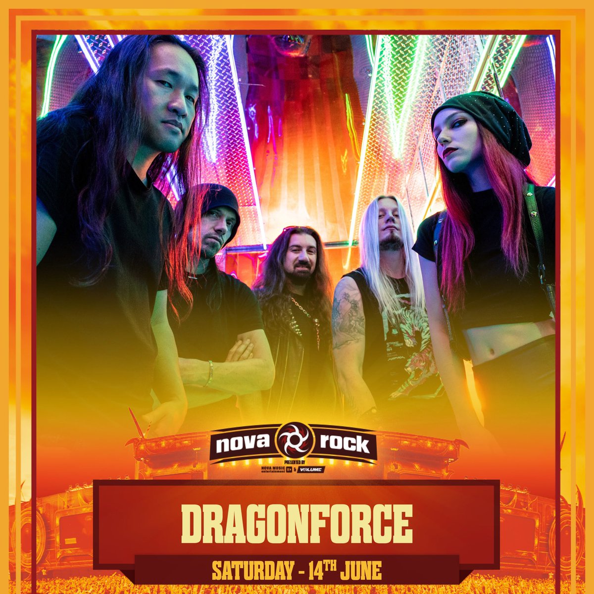 AUSTRIA 🇦🇹 We are so excited to announce that we will be back June 14th 2025 for Nova Rock Festival! Tickets are available at the #NR25 site 🤘 

#dragonforce #warpspeedwarriors