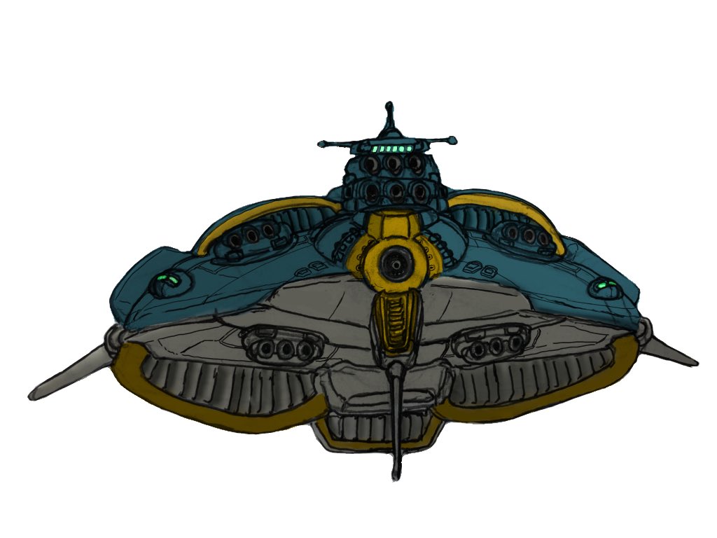 ＃宇宙戦艦ヤマト ＃架空艦
国連宇宙海軍  北米管区 ワシントン級戦艦
内惑星戦争終結後に戦闘データをフィードバックして建造されたアメリカ合衆国の誇る最新鋭戦艦。
満遍なく配置された主、副砲塔はのちのアリゾナ型などにも引き継がれた。
この戦艦は地球の持てる最新技術と設計思想を惜しみなく
